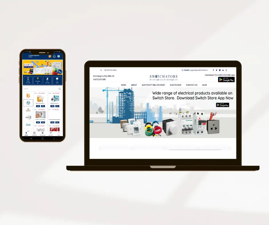 Website and Mobile App Development Animation
