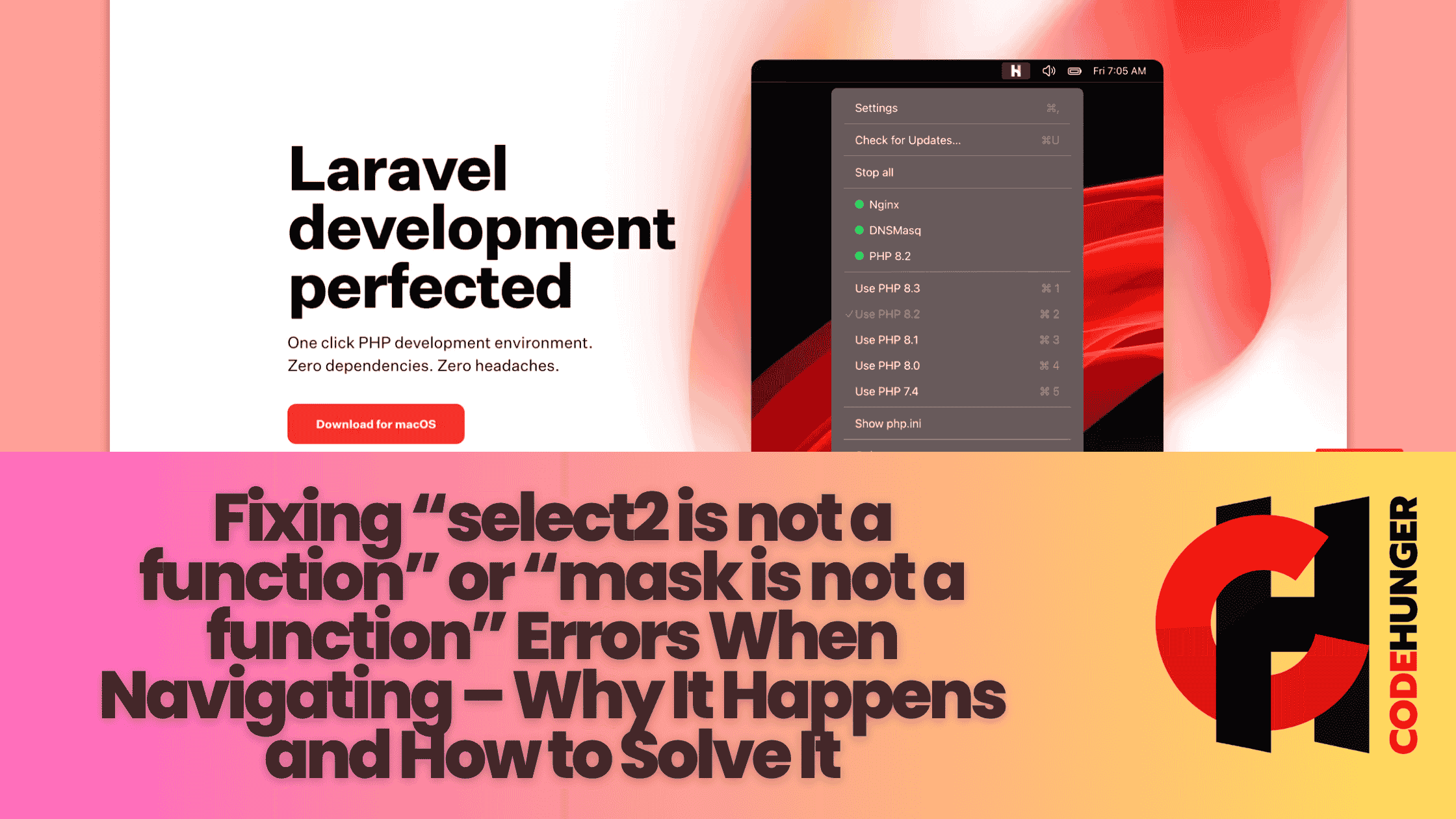 Fixing “select2 is not a function” or “mask is not a function” Errors When Navigating – Why It Happens and How to Solve It